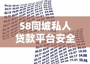 58同城私人贷款平台安全吗？正规借款渠道与申请指南