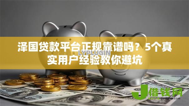 泽国贷款平台正规靠谱吗?5个真实用户经验教你避坑 泽国贷款平台正规靠谱吗?5个真实用户经验教你避坑