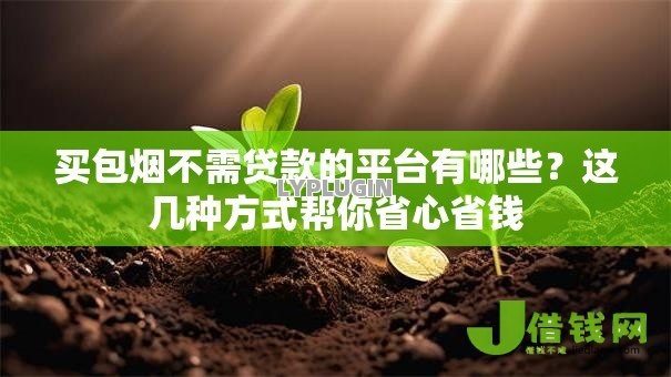 买包烟不需贷款的平台有哪些?这几种方式帮你省心省钱 买包烟不需贷款的平台有哪些?这几种方式帮你省心省钱