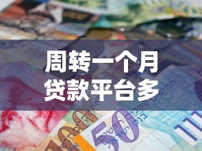 周转一个月贷款平台多少钱?费用明细与选择指南 周转一个月贷款平台多少钱?费用明细与选择指南