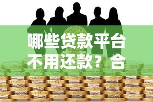 哪些贷款平台不用还款？合法与风险全解析