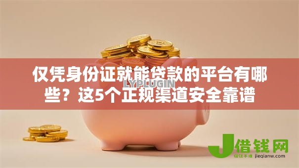 仅凭身份证就能贷款的平台有哪些？这5个正规渠道安全靠谱