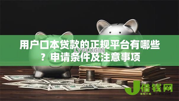 用户口本贷款的正规平台有哪些？申请条件及注意事项