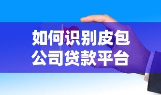 如何识别皮包公司贷款平台?这些风险要警惕 如何识别皮包公司贷款平台?这些风险要警惕