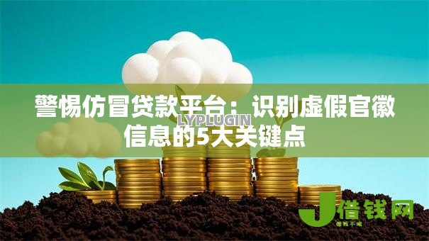 警惕仿冒贷款平台:识别虚假官徽信息的5大关键点 警惕仿冒贷款平台:识别虚假官徽信息的5大关键点