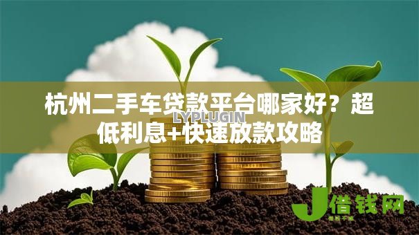 杭州二手车贷款平台哪家好？超低利息+快速放款攻略