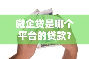 微企贷是哪个平台的贷款?全面解析微众银行小微贷款产品 微企贷是哪个平台的贷款?全面解析微众银行小微贷款产品