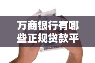 万商银行有哪些正规贷款平台?这5种产品最值得选! 万商银行有哪些正规贷款平台?这5种产品最值得选!