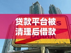 贷款平台被清理后借款人应对指南 贷款平台被清理后借款人应对指南