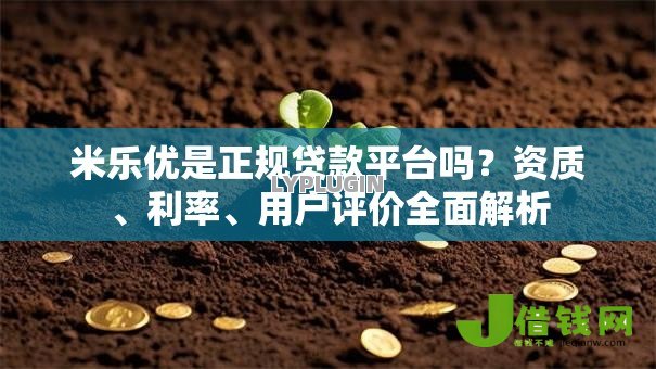 米乐优是正规贷款平台吗？资质、利率、用户评价全面解析