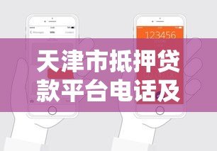 天津市抵押贷款平台电话及申请流程全解析 天津市抵押贷款平台电话及申请流程全解析
