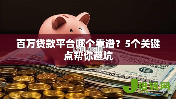 百万贷款平台哪个靠谱？5个关键点帮你避坑