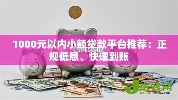 1000元以内小额贷款平台推荐：正规低息、快速到账