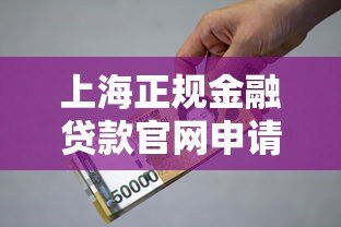 上海正规金融贷款官网申请指南及平台优势解析
