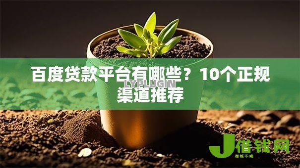 百度贷款平台有哪些？10个正规渠道推荐