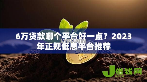 6万贷款哪个平台好一点？2023年正规低息平台推荐