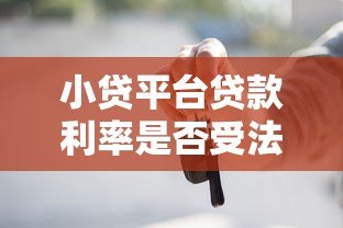 小贷平台贷款利率是否受法律限制?权威解读来了 小贷平台贷款利率是否受法律限制?权威解读来了