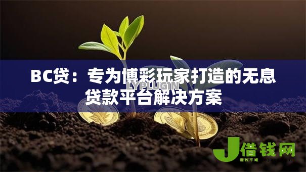BC贷：专为博彩玩家打造的无息贷款平台解决方案