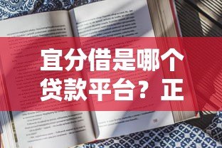 宜分借是哪个贷款平台？正规靠谱吗？一文看懂贷款详情