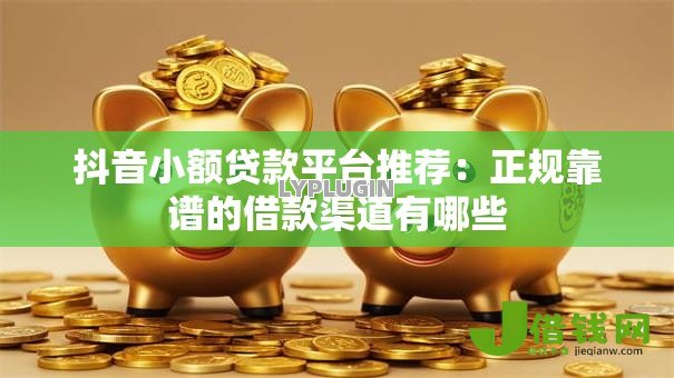 抖音小额贷款平台推荐：正规靠谱的借款渠道有哪些