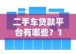 二手车贷款平台有哪些？10大正规渠道全面解析