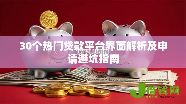 30个热门贷款平台界面解析及申请避坑指南 30个热门贷款平台界面解析及申请避坑指南