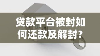 贷款平台被封如何还款及解封？详细解决方案一览
