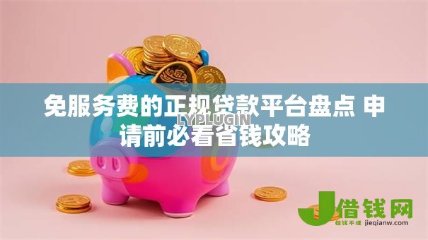 免服务费的正规贷款平台盘点 申请前必看省钱攻略