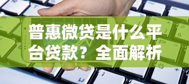 普惠微贷是什么平台贷款？全面解析产品特点与申请流程