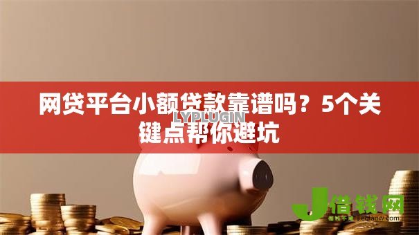 网贷平台小额贷款靠谱吗?5个关键点帮你避坑 网贷平台小额贷款靠谱吗?5个关键点帮你避坑