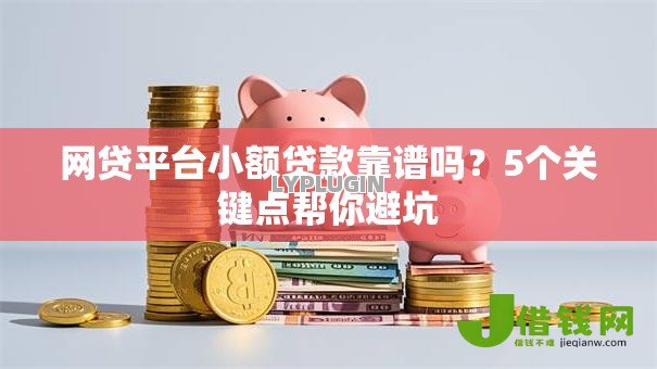 网贷平台小额贷款靠谱吗?5个关键点帮你避坑 网贷平台小额贷款靠谱吗?5个关键点帮你避坑