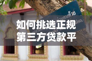 如何挑选正规第三方贷款平台？10个技巧帮你避坑