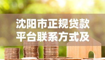 沈阳市正规贷款平台联系方式及办理指南 沈阳市正规贷款平台联系方式及办理指南