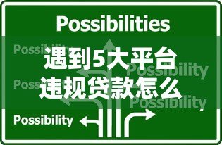 遇到5大平台违规贷款怎么办?教你合法应对方法 遇到5大平台违规贷款怎么办?教你合法应对方法