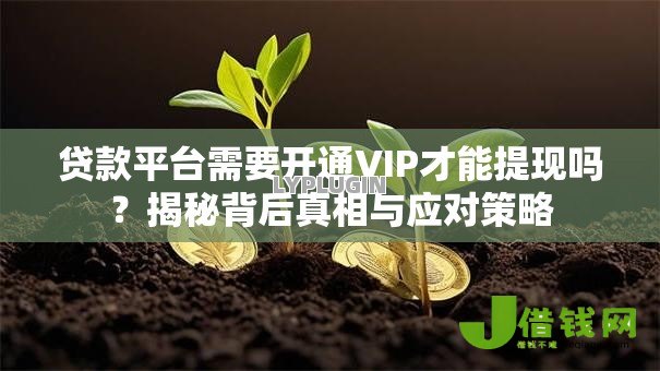 贷款平台需要开通VIP才能提现吗？揭秘背后真相与应对策略