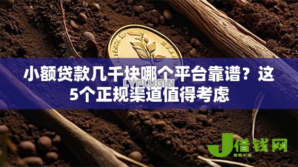 小额贷款几千块哪个平台靠谱?这5个正规渠道值得考虑 小额贷款几千块哪个平台靠谱?这5个正规渠道值得考虑