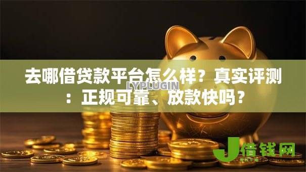去哪借贷款平台怎么样？真实评测：正规可靠、放款快吗？