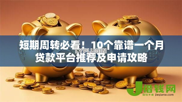 短期周转必看！10个靠谱一个月贷款平台推荐及申请攻略