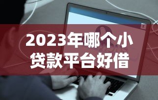 2023年哪个小贷款平台好借？这5个容易通过且下款快！