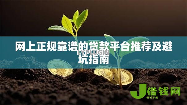 网上正规靠谱的贷款平台推荐及避坑指南