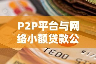 P2P平台与网络小额贷款公司:如何选择最适合你的贷款渠道 P2P平台与网络小额贷款公司:如何选择最适合你的贷款渠道