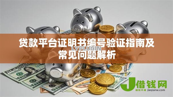 贷款平台证明书编号验证指南及常见问题解析 贷款平台证明书编号验证指南及常见问题解析