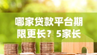 哪家贷款平台期限更长？5家长期限贷款平台对比推荐