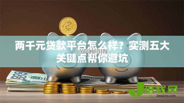 两千元贷款平台怎么样？实测五大关键点帮你避坑