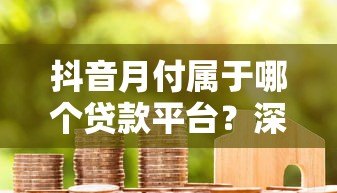 抖音月付属于哪个贷款平台？深度解析合作方与产品特性