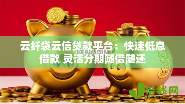 云纤袋云信贷款平台：快速低息借款 灵活分期随借随还