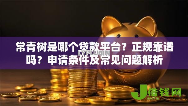 常青树是哪个贷款平台？正规靠谱吗？申请条件及常见问题解析
