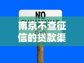 南京不查征信的贷款渠道有哪些?这5类方式风险须知 南京不查征信的贷款渠道有哪些?这5类方式风险须知