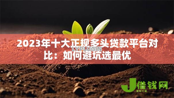 2023年十大正规多头贷款平台对比：如何避坑选最优