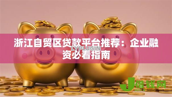 浙江自贸区贷款平台推荐：企业融资必看指南